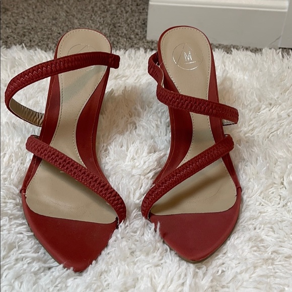 Missguided Shoes - Pointed Sandal heels in terracotta